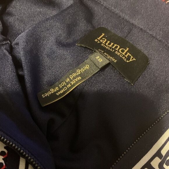 LAUNDRY‎ BY SHELLI SEGAL WOMEN'S MIXED PRINT JERSEY DRESS, INKBLOT MULTI size 10 - Picture 5 of 7